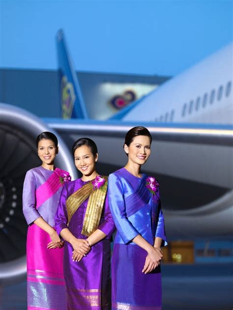 thai airways stewardess|thai cabin crew uniforms.